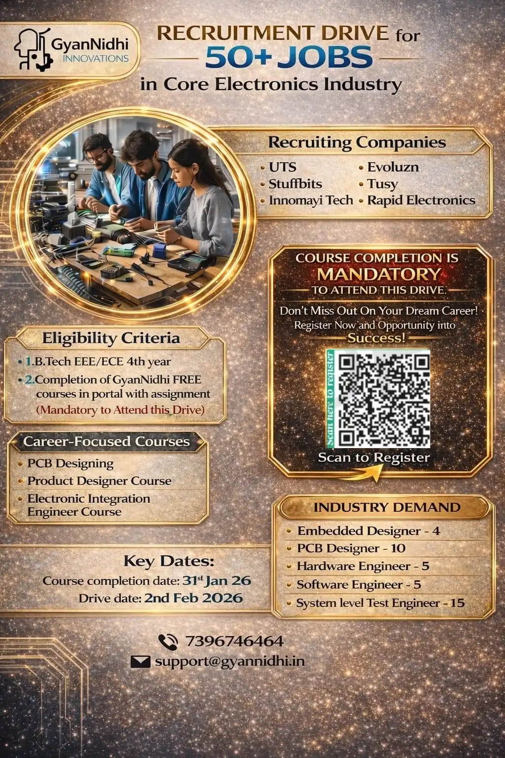 GYNANIDHI Drive 2-02-2026 – BRIL Campus Drive 2025-26
